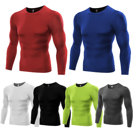 Pack 6x Camisetas de Compresión AURA Pro-Fit — Colección Completa