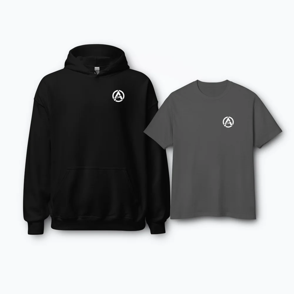 Conjunto 2 Piezas — Camiseta Oversized + Sudadera Hoodie AURA Men
